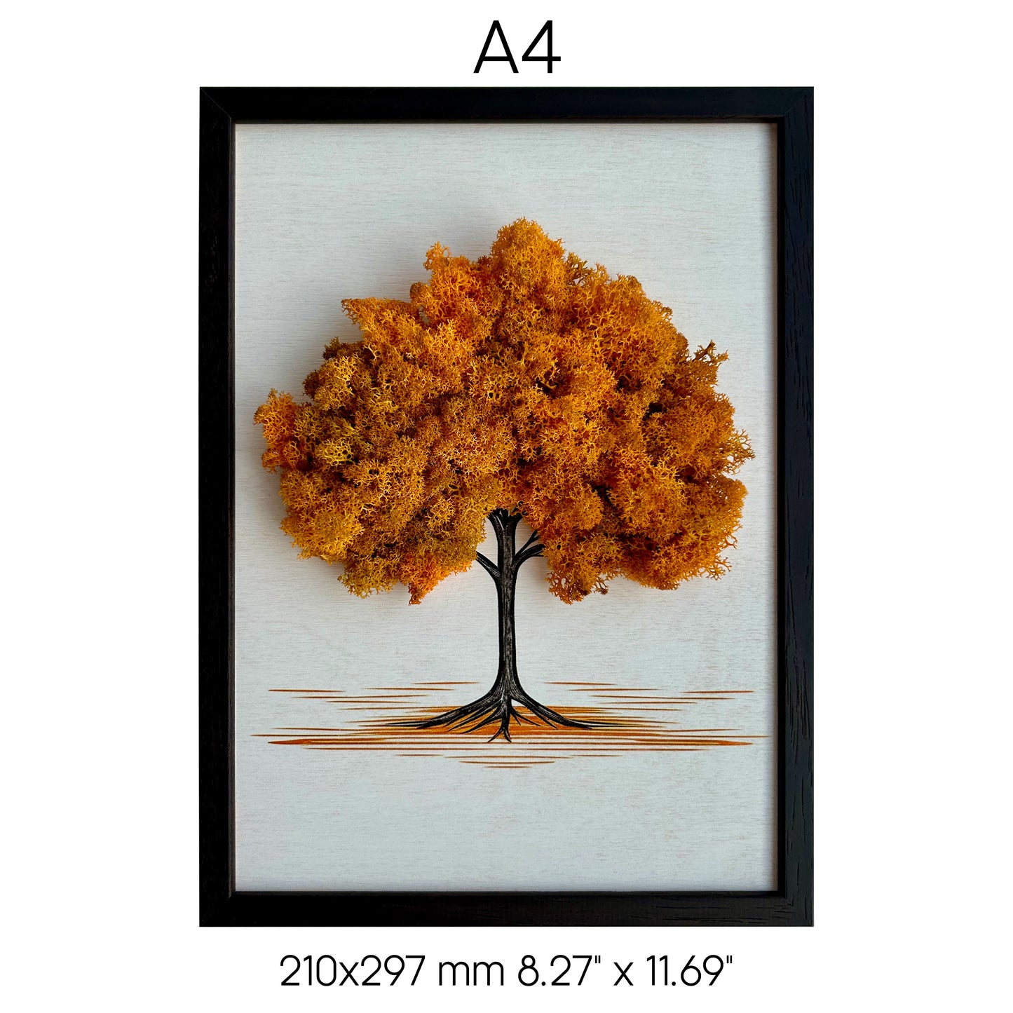 Unique Wall Moss Autumn Tree Art