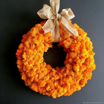 Orange Preserved Moss (box)
