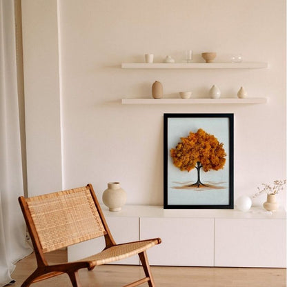 Unique Wall Moss Autumn Tree Art