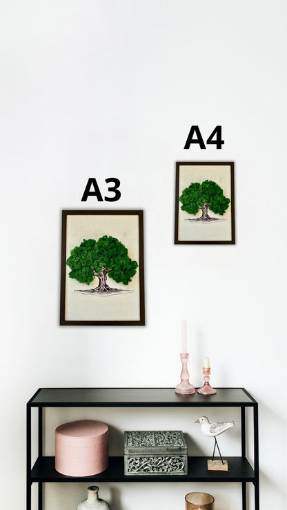 Wall Moss Oak Art