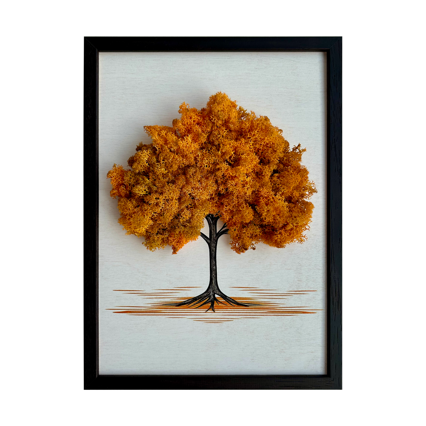 Unique Wall Moss Autumn Tree Art