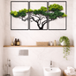 Bathroom living room wall moss metal decor buy online store WDSLO