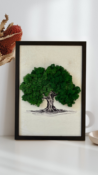Wall Moss Oak Art